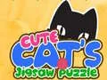 Игра Пазл Милые коты онлайн