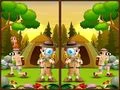 Игра Найди 5 отличий кемпинга онлайн Игра Найди 5 отличий кемпинга онлайн