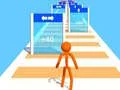 Игра Бег высокого мужчины с длинной шеей онлайн Игра Бег высокого мужчины с длинной шеей онлайн