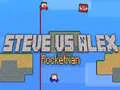 Игра Стив против Алекса Рокетмана онлайн Игра Стив против Алекса Рокетмана онлайн
