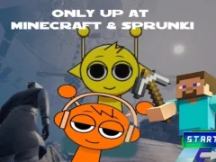 Only Up At Minecraft & Sprunki