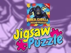 Игра Пазлы: Ниндзя горилла онлайн Игра Пазлы: Ниндзя горилла онлайн