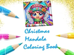 Игра Рождественская мандала раскраска онлайн Игра Рождественская мандала раскраска онлайн