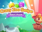Игра Сумасшедший зоопарк: Головоломка три в ряд онлайн Игра Сумасшедший зоопарк: Головоломка три в ряд онлайн