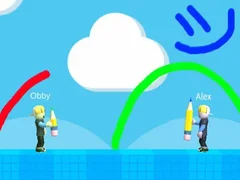 Игра Рисуем Обби онлайн Игра Рисуем Обби онлайн