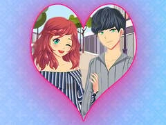 Игра Романтическая игра-одевалка для пар из аниме онлайн Игра Романтическая игра-одевалка для пар из аниме онлайн