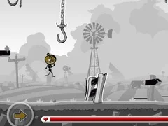 Игра Жуткий спринт с пилой онлайн Игра Жуткий спринт с пилой онлайн