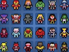 Игра Картинки по номерам: Супергерои онлайн Игра Картинки по номерам: Супергерои онлайн