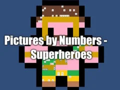 Игра Картинки по номерам - Супергерои онлайн Игра Картинки по номерам - Супергерои онлайн