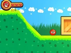 Игра Красный шар катится онлайн