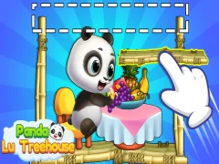 Игра Панда Лу Домик на дереве онлайн Игра Панда Лу Домик на дереве онлайн