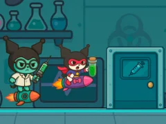 Игра Чёрная кошечка: побег из лаборатории онлайн