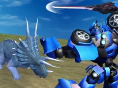 Игра Динозавр Юрского периода против роботов онлайн