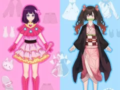 Игра Аниме кукла: Девушка косплей своими руками онлайн Игра Аниме кукла: Девушка косплей своими руками онлайн