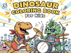 Dinosaur Coloring Book For Kids