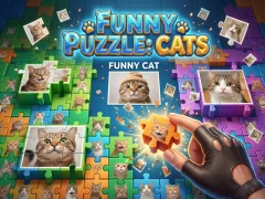 Funny Puzzle: Cats