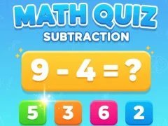 Math Quiz — Subtraction