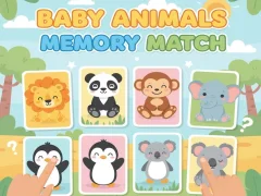Игра Детеныши животных: Матч памяти онлайн