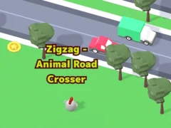 Игра ЗигЗаг — животное, пересекающее дорогу онлайн