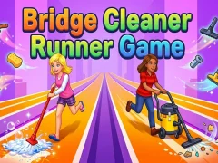 Bridge Cleaner Runner Game