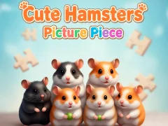 Cute Hamsters Picture piece
