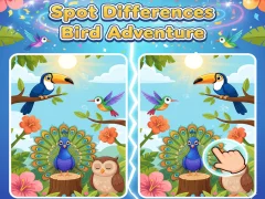 Spot Differences Bird Adventure