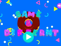 Игра Одинаковый и разный пончик онлайн Игра Одинаковый и разный пончик онлайн