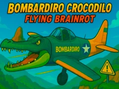Игра Летающий Бомбардиро Крокодило онлайн