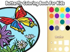 Игра Книжка раскраска для детей: Бабочка онлайн
