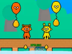 Игра Спрунки Счастливой Пасхи 2 Игрока онлайн