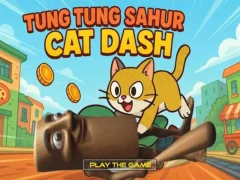Игра Тунг Тунг Сахур: Кошачий рывок онлайн Игра Тунг Тунг Сахур: Кошачий рывок онлайн