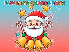 Easy Santa Coloring Pages