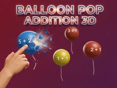 Balloon Pop Addition 3D