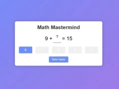 Игра Математический гений онлайн