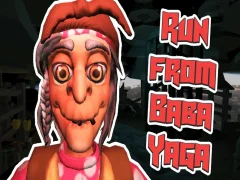 Игра Беги от Бабы Яги онлайн Игра Беги от Бабы Яги онлайн