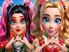 Игра Яркие сердца: Гламур против Панка онлайн Игра Яркие сердца: Гламур против Панка онлайн
