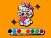 Игра Раскраска; Приключение Лабубу онлайн