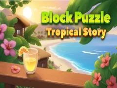 Игра Блочная головоломка: Тропическая история онлайн Игра Блочная головоломка: Тропическая история онлайн
