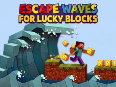 Escape Waves for Lucky Blocks