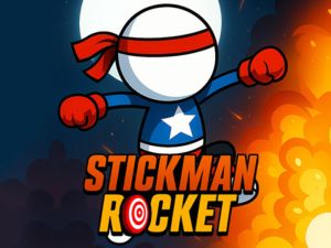 Игра Стикмен Ракета онлайн
