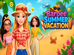 Игра Летние каникулы Барби онлайн
