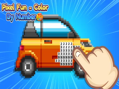 Игра Пиксельная забавная раскраска по номерам онлайн