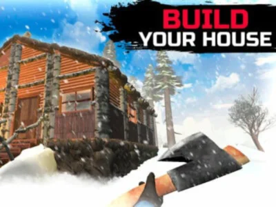 Игра Зимнее ремесло: Выживание в лесу онлайн