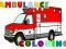 Ambulance Trucks Coloring Pages