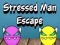 Stressed Man Escape