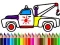 Back To School: Truck Coloring Book