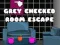 Игра Побег из серой клетчатой комнаты онлайн