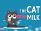 Игра Кошка пьет молоко онлайн