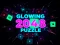 Glowing 2048 Puzzle