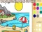 Игра Книжка раскраска для детей: Пляж онлайн Игра Книжка раскраска для детей: Пляж онлайн